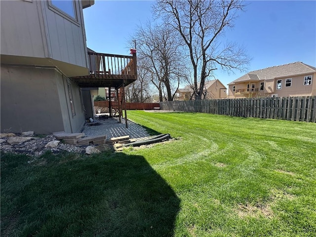 1200 Susan St, Kearney, MO 64060 - view of yard featuring stairway and a deck