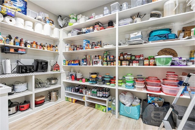 view of pantry