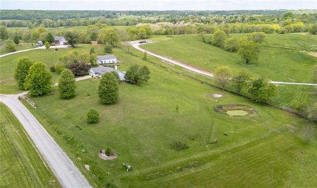 15404 NE 181st St, Holt, MO 64048 - aerial overview of property's location with rural landscape