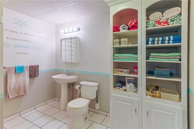 15404 NE 181st St, Holt, MO 64048 - half bathroom featuring tile patterned floors and toilet
