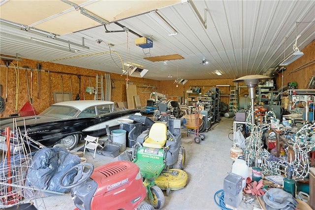 15404 NE 181st St, Holt, MO 64048 - garage featuring a garage door opener