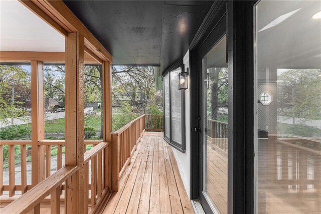 710 N Redwood Dr, Independence, MO 64056 - view of unfurnished sunroom