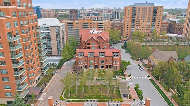 4924 Central St, Kansas City, MO 64112 - aerial view with a view of city