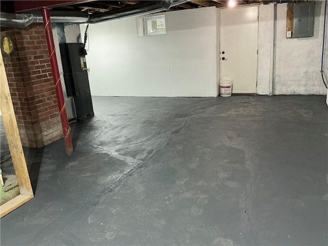 5606 N Indiana Ave, Kansas City, MO 64119 - basement with electric panel