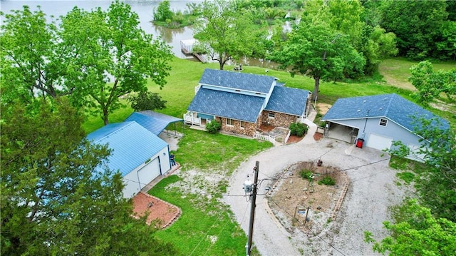 drone / aerial view