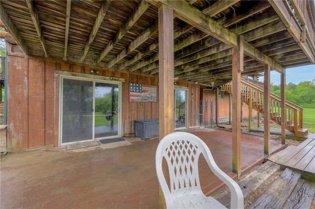 43 901st Rd, Clinton, MO 64735 - view of patio / terrace with stairs