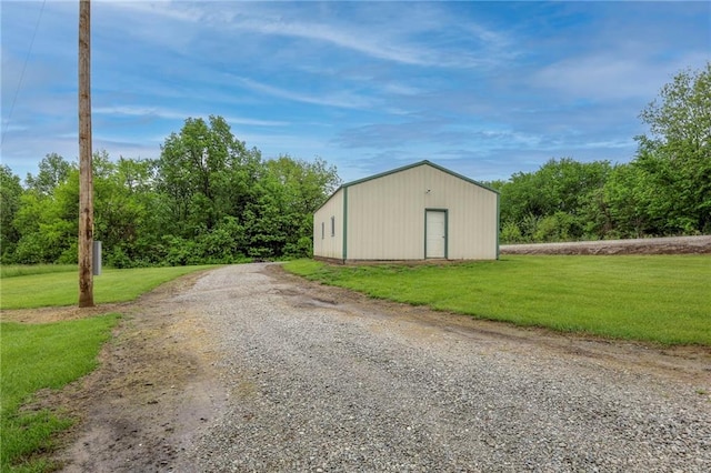 43 901st Rd, Clinton, MO 64735 - view of pole building with a lawn