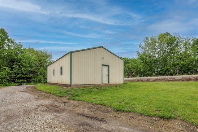 43 901st Rd, Clinton, MO 64735 - view of pole building with a lawn