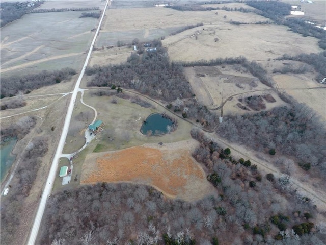 43 901st Rd, Clinton, MO 64735 - birds eye view of property featuring a rural view