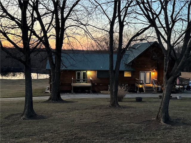 43 901st Rd, Clinton, MO 64735 - view of front of home featuring metal roof