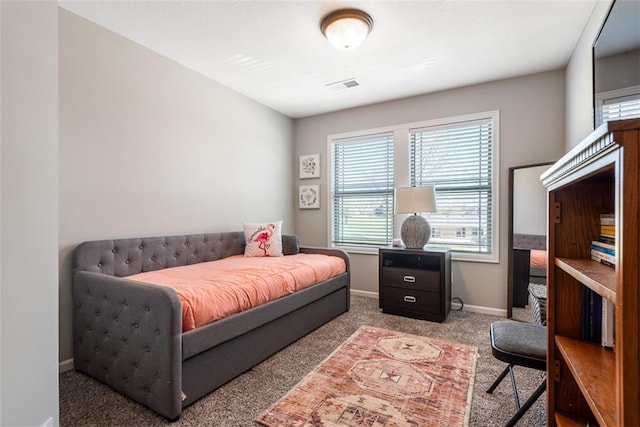 309 NE 102nd Ter, Kansas City, MO 64155 - carpeted bedroom with baseboards and visible vents