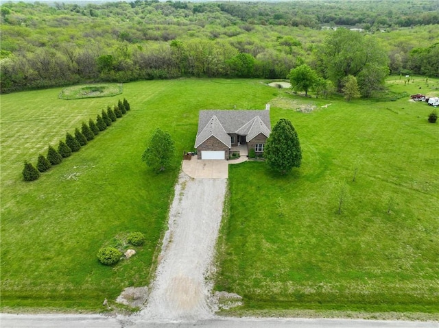 797 NW 1621st Rd, Bates City, MO 64011 - birds eye view of property featuring a rural view