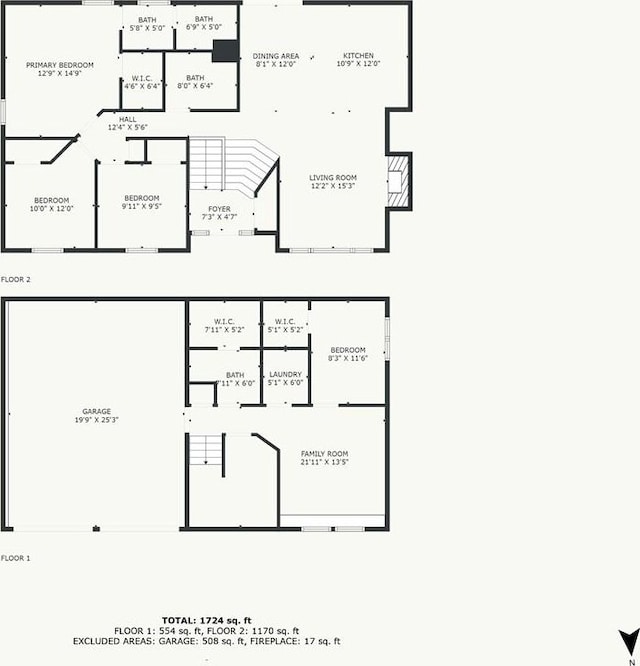 12631 Fountain Lake Cir, Grandview, MO 64030 - view of floor plan / room layout