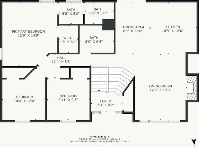 12631 Fountain Lake Cir, Grandview, MO 64030 - view of home floor plan