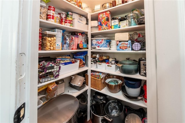 view of pantry