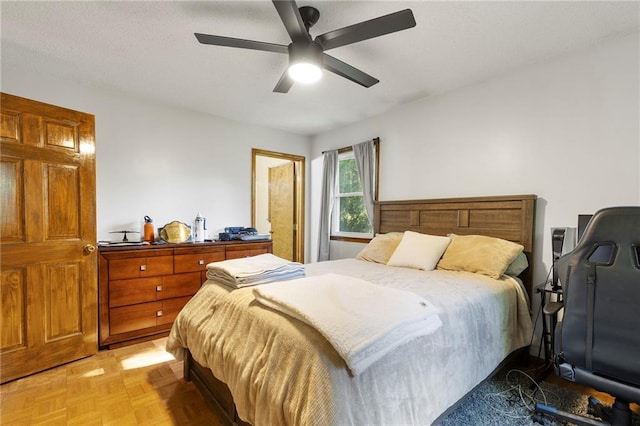 83 Grandview Dr, Warrensburg, MO 64093 - bedroom featuring a ceiling fan