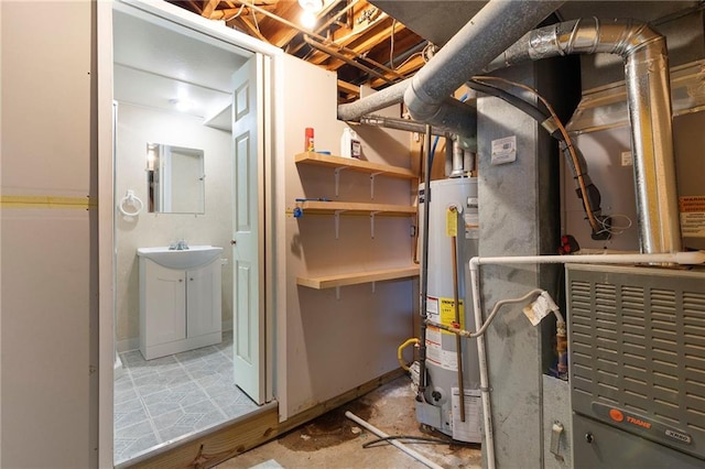 83 Grandview Dr, Warrensburg, MO 64093 - utilities featuring gas water heater and heating unit