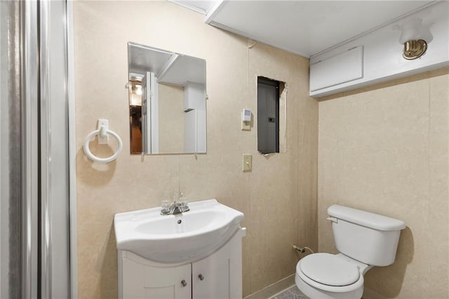 83 Grandview Dr, Warrensburg, MO 64093 - bathroom with vanity and electric panel
