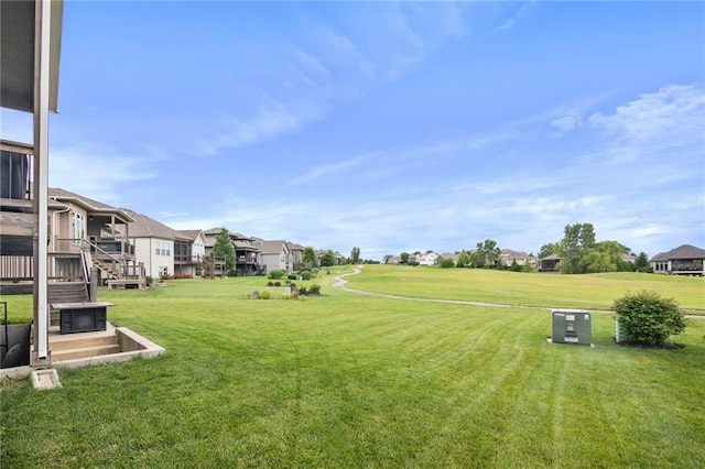 6840 Belmont Dr, Shawnee, KS 66226 - view of green lawn featuring a residential view