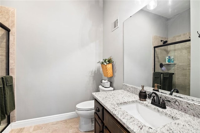 6840 Belmont Dr, Shawnee, KS 66226 - bathroom with vanity and a stall shower