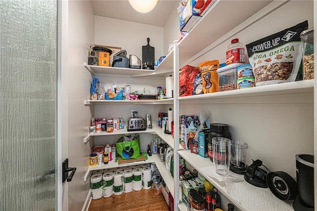 view of pantry