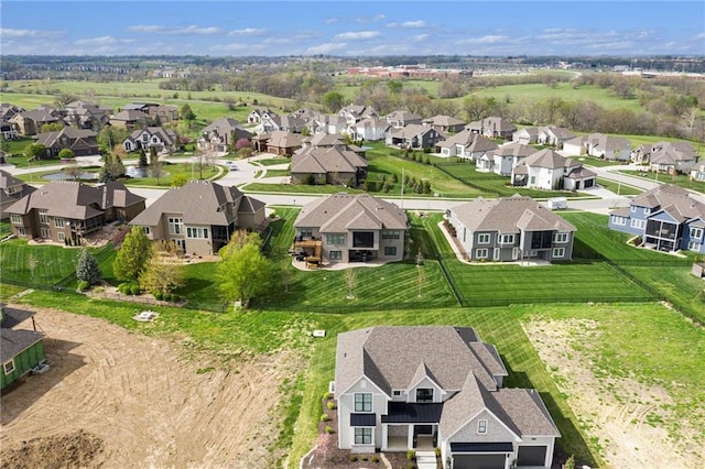 birds eye view of property featuring a residential view