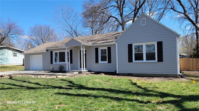 view of front of home with a garage and concrete driveway