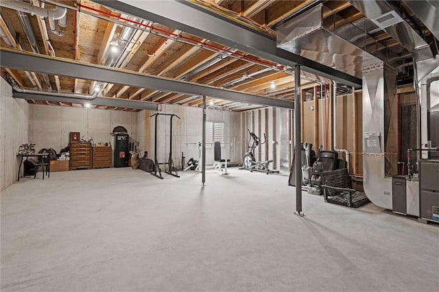 1002 Fox Trot Dr, Odessa, MO 64076 - basement featuring water heater
