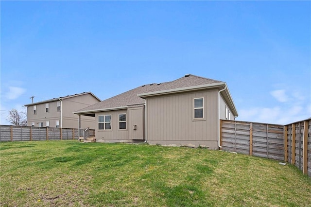 1002 Fox Trot Dr, Odessa, MO 64076 - rear view of house featuring roof with shingles