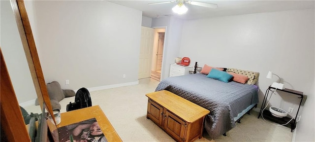 1463 Missouri Rd, Iola, KS 66749 - bedroom with ceiling fan and baseboards