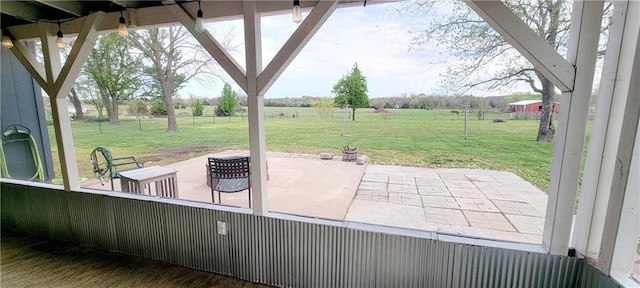 1463 Missouri Rd, Iola, KS 66749 - view of patio / terrace with a view of countryside