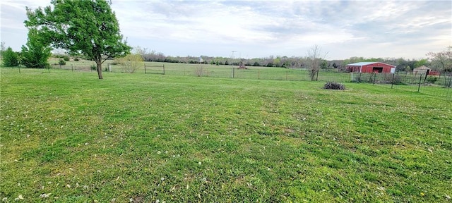 1463 Missouri Rd, Iola, KS 66749 - view of yard with a view of countryside and an outbuilding