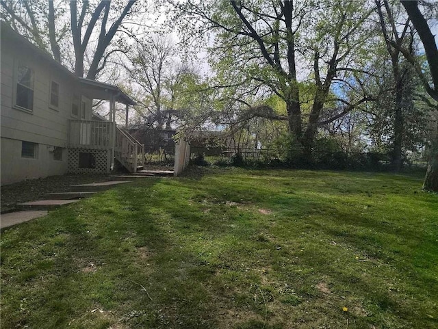 10816 E 27th St, Independence, MO 64052 - view of yard with fence