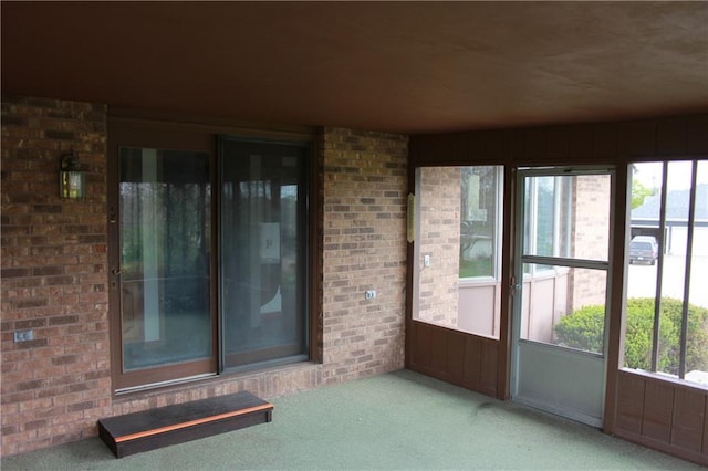 1410 Grandview Dr, Warrensburg, MO 64093 - view of unfurnished sunroom
