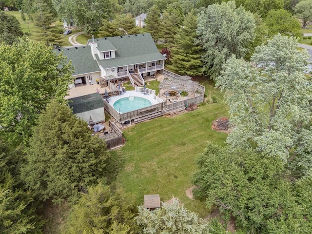 24545 W 54th St, Shawnee, KS 66226 - view of subject property featuring a pool area