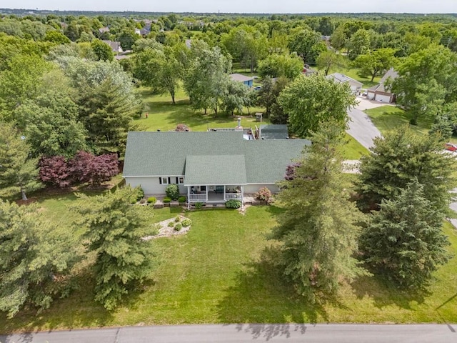 24545 W 54th St, Shawnee, KS 66226 - view of subject property with a forest