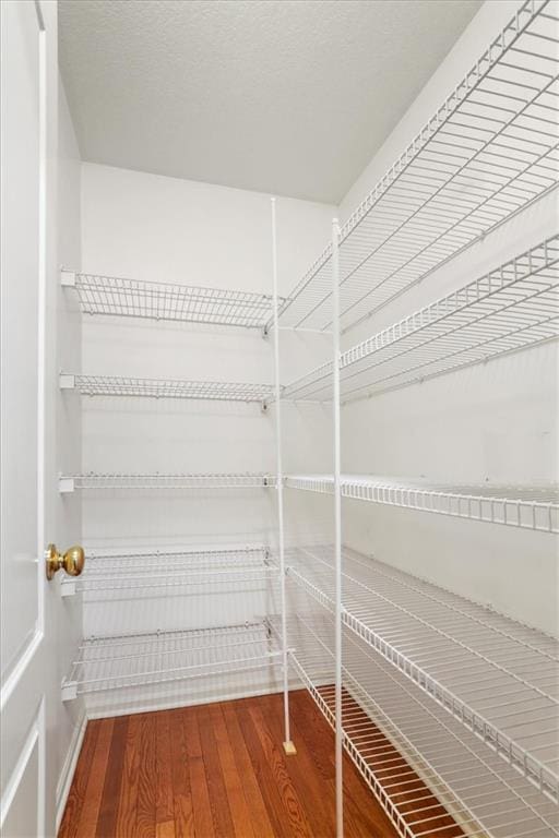 view of storage area