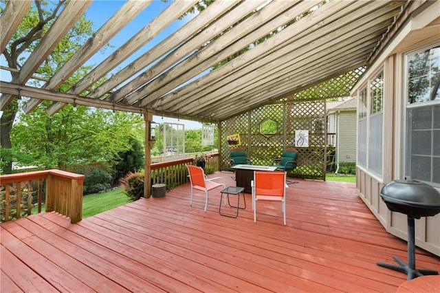 view of deck