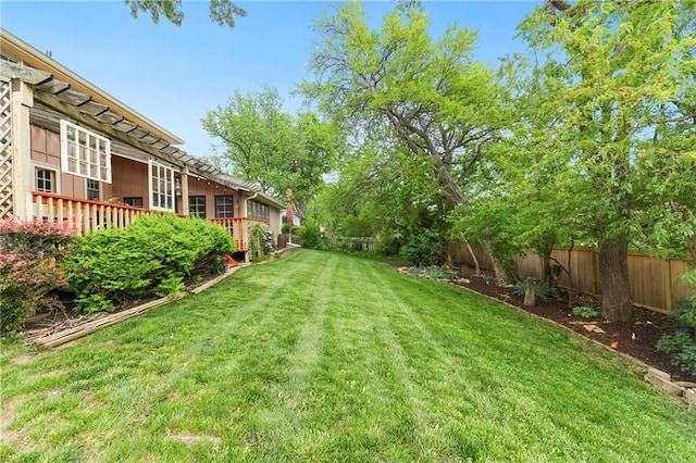 view of yard