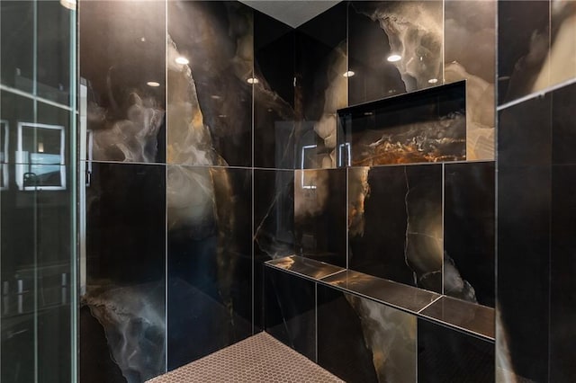 15436 W 161st Ter, Olathe, KS 66062 - full bath featuring a shower stall and tile walls
