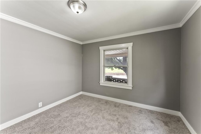 809 S Crysler Ave, Independence, MO 64052 - carpeted empty room featuring crown molding and baseboards