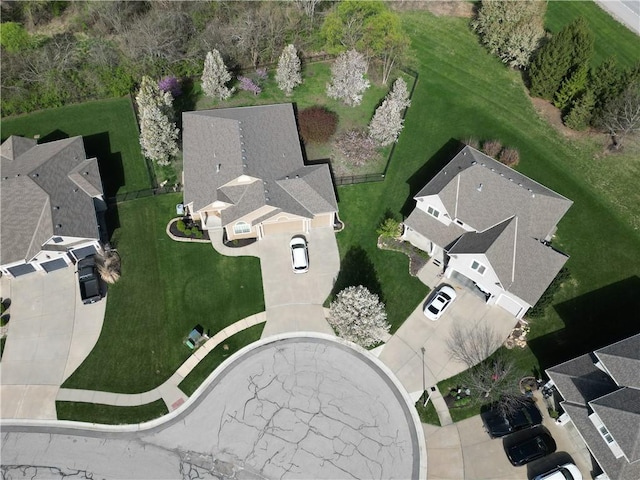 17520 S Brockway St, Olathe, KS 66062 - aerial view of property and surrounding area with nearby suburban area