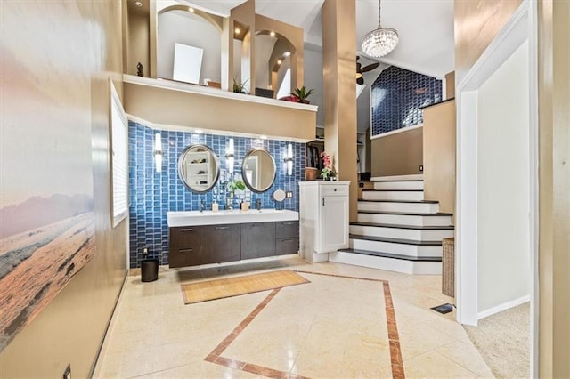 12848 S Rene St, Olathe, KS 66062 - welcome area featuring stairway