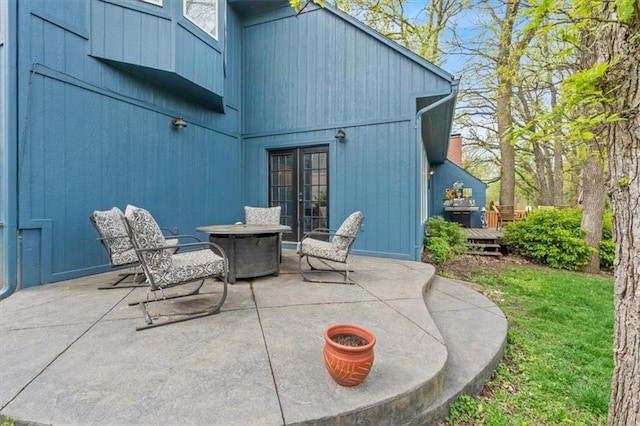 12848 S Rene St, Olathe, KS 66062 - view of patio / terrace with a wooden deck