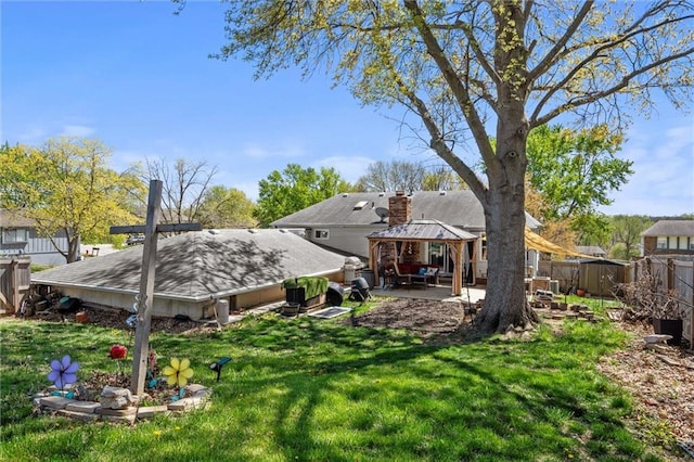 5101 NW Downing St, Blue Springs, MO 64015 - back of house featuring a gazebo and a patio area