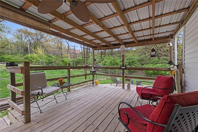 view of deck