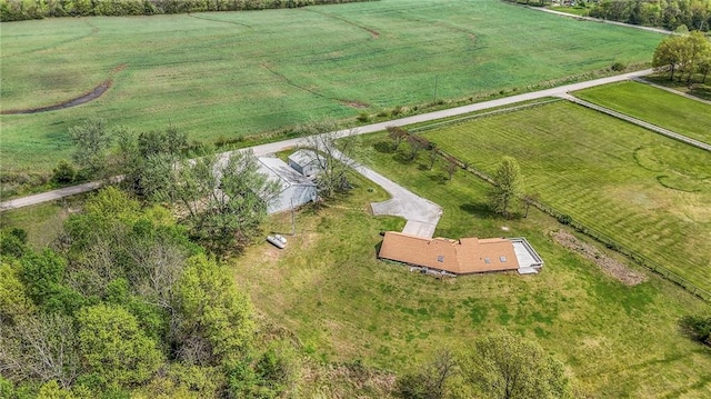 24101 E 223rd St, Harrisonville, MO 64701 - birds eye view of property with a rural view