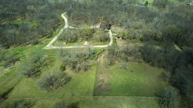 185 SW 51st Rd, Warrensburg, MO 64093 - aerial view of property's location with rural landscape