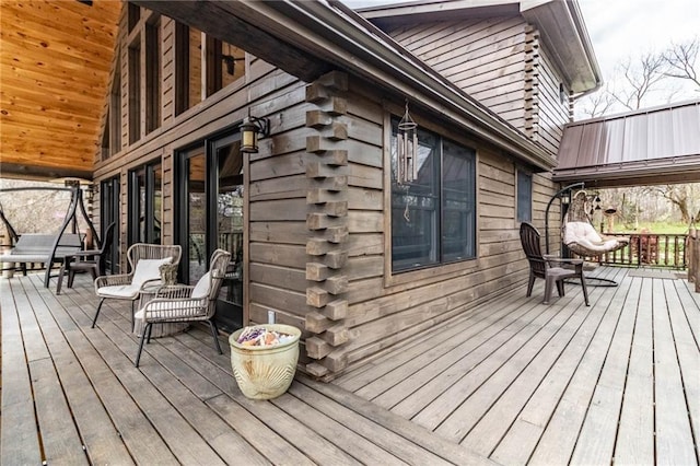 185 SW 51st Rd, Warrensburg, MO 64093 - view of wooden terrace