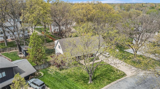 10100 El Monte St, Overland Park, KS 66207 - birds eye view of property